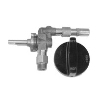 All Points 52-1089 Gas Valve with Dial; 3/8" Gas In x 9/16"-27 Gas Out