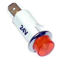 All Points 38-1215 Signal Light; 1/2 inch; Red; 24V