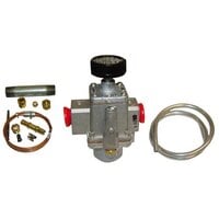All Points 52-1135 Safety Valve Kit; Natural Gas / Liquid Propane; 3/8" Gas In / Out; 1/4" Pilot Out; With Thermocouple, Pilot Tube, and Pipe Nipple