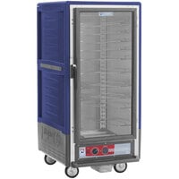 Metro C537-HFC-U-BU C5 3 Series Heated Holding Cabinet with Clear Door - Blue