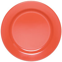 Elite Global Solutions D1075PL Rio Spring Coral 10 3/4 inch Round Melamine Plate - 6/Case