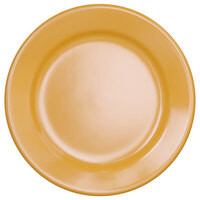 Elite Global Solutions D612PL Rio Yellow 6 1/2 inch Round Melamine Plate - 6/Case