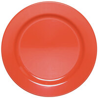 Elite Global Solutions D1175PL Rio Spring Coral 11 3/4 inch Round Melamine Plate - 6/Case
