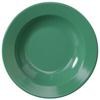 Elite Global Solutions D10PB Rio Autumn Green 18 oz. Round Melamine Pasta / Soup Bowl - 6/Case