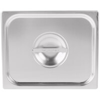 Vollrath 75120 Super Pan V 1/2 Size Solid Stainless Steel Steam Table / Hotel Pan Cover