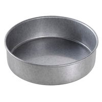 Chicago Metallic 47026 7" x 2" Glazed Aluminized Steel Round Cake Pan