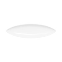 Elite Global Solutions M1441NW The Patriarch Display White 14 inch x 4 1/2 inch Melamine Gondola Platter