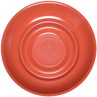 Elite Global Solutions DS Rio Spring Coral 5 5/8 inch Round Melamine Coffee Saucer - 6/Case