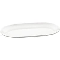 Elite Global Solutions M17RCNW Classics Display White 16 1/2" x 7 1/2" Long Oval Platter