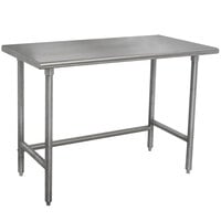 Advance Tabco TMSLAG-303-X 30" x 36" 16 Gauge Professional Stainless Steel Work Table