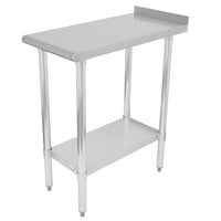 Advance Tabco FT-3012 Stainless Steel Equipment Filler Table - 30 inch x 12 inch