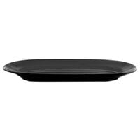 Elite Global Solutions M17RCB Classics Black 16 1/2" x 7 1/2" Long Oval Platter