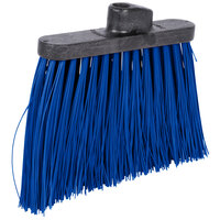 Carlisle 36868EC14 Duo-Sweep 12 inch Heavy Duty Angled Broom Head with Blue Unflagged Bristles