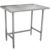 Advance Tabco TMSLAG-240-X 24" x 30" 16 Gauge Professional Stainless Steel Work Table