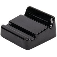 Elite Global Solutions M21 The Edge Black 2 inch x 2 inch Wedge for Trays