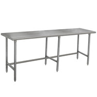 Advance Tabco TMSLAG-308-X 30" x 96" 16 Gauge Professional Stainless Steel Work Table