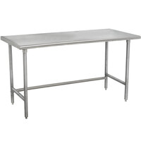 Advance Tabco TMSLAG-24-X 24" x 84" 16 Gauge Professional Stainless Steel Work Table