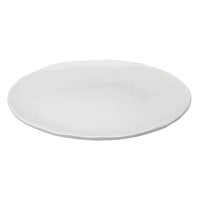 Elite Global Solutions M12P The Edge Display White 12 inch x 1 inch Round Organic Edge Plate
