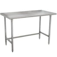 Advance Tabco TMSLAG-244-X 24" x 48" 16 Gauge Professional Stainless Steel Work Table