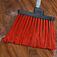 Carlisle 36868EC05 Duo-Sweep 12 inch Heavy Duty Angled Broom Head with Red Unflagged Bristles