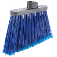 Carlisle 36867EC14 Duo-Sweep 12 inch Medium Duty Angled Broom Head with Blue Flagged Bristles