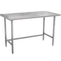 Advance Tabco TMSLAG-245-X 24" x 60" 16 Gauge Professional Stainless Steel Work Table