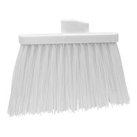 Carlisle 36868EC02 Duo-Sweep 12" Heavy Duty Angled Broom Head with White Unflagged Bristles