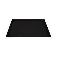 Elite Global Solutions M18513 Stratus Black Melamine Platter - 18 inch x 13 inch