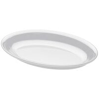 Elite Global Solutions M1510OVNW Classics Display White 15" x 10" Oval Platter