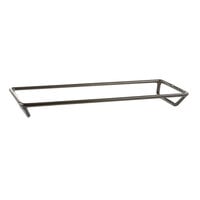Elite Global Solutions QSS8202-RC 8 inch x 20 inch Black Rubber Coated Steel Rack