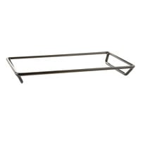 Elite Global Solutions QSS12202-RC 12 inch x 20 inch Black Rubber Coated Steel Rack