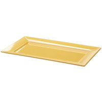 Elite Global Solutions M135RCY Stratus Yellow 13 1/2" x 8 1/2" Rectangular Platter