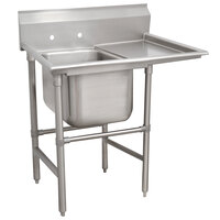 Advance Tabco 94-61-18-36 Spec Line One Compartment Pot Sink with One Drainboard - 60 inch - Right Drainboard