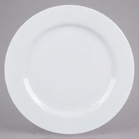 10 Strawberry Street RB0024 12 1/4 inch Round Classic White Porcelain Charger Plate - 12/Case