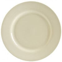 10 Strawberry Street RCR0024 11 7/8 inch Round Royal Cream Porcelain Charger Plate - 12/Case