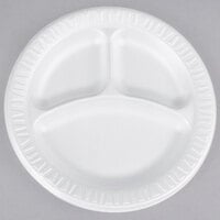 Dart Quiet Classic; Laminated Foam Plate, 9, White