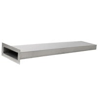 Regency Stainless Steel Vent Duct for Conveyor Dishwashers - 72"