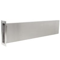 Regency Stainless Steel Vent Duct for Conveyor Dishwashers - 72 inch