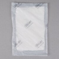 White 5" x 7" Absorbent Meat, Fish, and Poultry Pad 75 Grams - 1000/Case