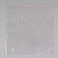 Plastic Lip and Tape Resealable Sandwich Bag 10 inch x 8 inch - 1000/Case