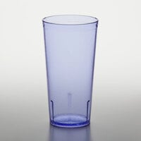 GET 6620-1-BL 20 oz. Blue Customizable SAN Plastic Pebbled Tumbler - 72/Case