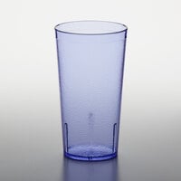 GET 6616-1-BL 16 oz. Blue Customizable SAN Plastic Pebbled Tumbler - 72/Case