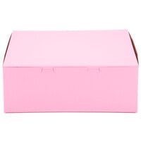 14" x 14" x 5" Pink Cake / Bakery Box - 50/Bundle
