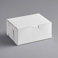 Baker's Mark 6 inch x 4 1/2 inch x 2 3/4 inch White Cake / Bakery Box - 250/Bundle