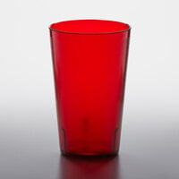 GET 5032-1-R 32 oz. Red Customizable SAN Plastic Pebbled Tumbler - 48/Case