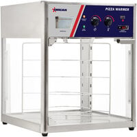 Rotating 4-Tiered Pizza Merchandiser with Four 18 inch Pizza Racks - 110V