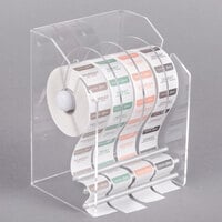 Noble Products Plastic Label / Sticker Dispenser with 3 Disks