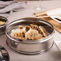 Town 36508 8 1/4 inch Stainless Steel Dim Sum Steamer - 12/Pack
