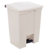 Rubbermaid® Step-On Trash Can - 23 Gallon, White