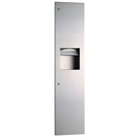 Bobrick B-380349 TrimLineSeries Surface-Mounted Rectangular Paper Towel Dispenser / Waste Receptacle